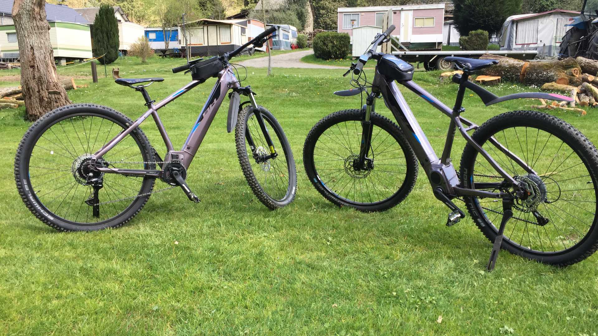 VTT en forêt